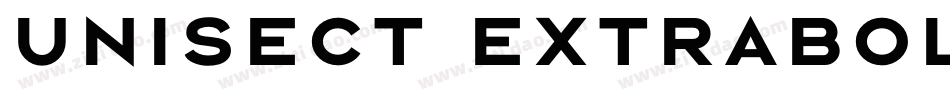 Unisect ExtraBold字体转换